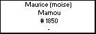 Maurice (moise)  Mamou