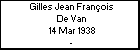 Gilles Jean Franois De Van