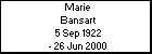 Marie Bansart