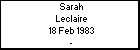 Sarah Leclaire