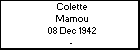 Colette Mamou