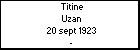 Titine Uzan