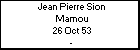 Jean Pierre Sion Mamou