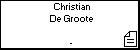 Christian De Groote